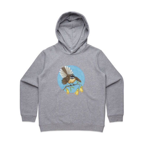 Pīwakawaka || Fantail - AS Colour Kids Supply Hoodie Thumbnail
