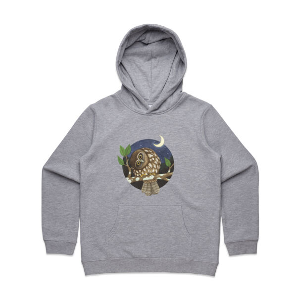 Ruru || Morepork - AS Colour Kids Supply Hoodie Thumbnail