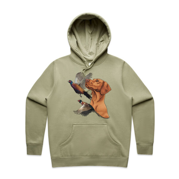 Pheasant Hunter - AS Colour Womens Stencil Hood Thumbnail